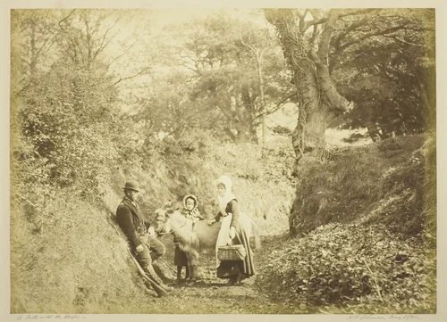 A Talk with the Keeper by Henry Peach Robinson, photograph, 1881