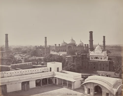 View of the City of Lahore Taken from the Roof of the Palace in the Fort by Samuel Bourne, photograph, 1863-1870