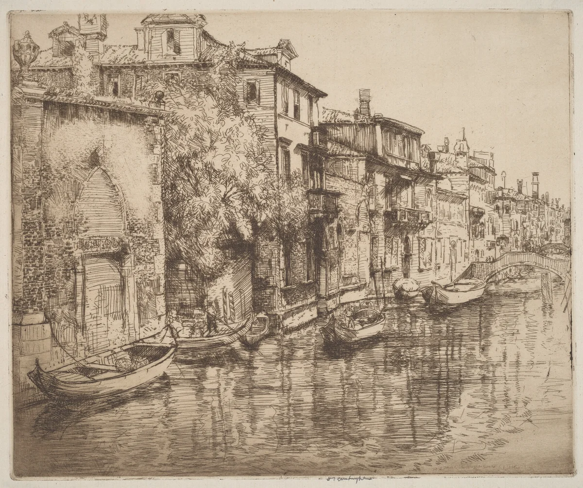 Venetian Noontide by Donald Shaw MacLaughlan, print, 1916