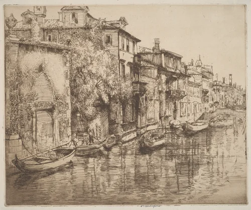 Venetian Noontide by Donald Shaw MacLaughlan, print, 1916