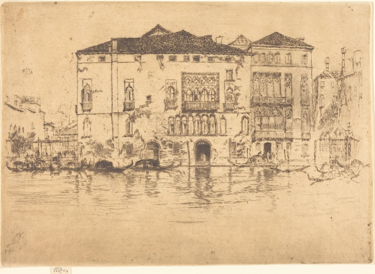 The Palaces by James McNeill Whistler, print, 1880