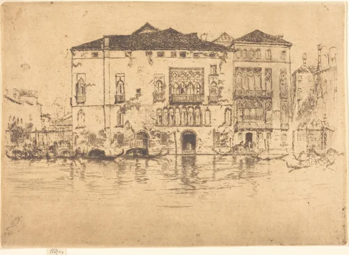 The Palaces by James McNeill Whistler, print, 1880