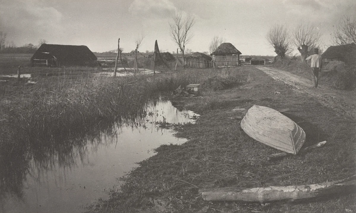 'Twixt Land and Water from Life and Landscape on the Norfolk Broads (London, 1886) by Peter Henry Emerson, photograph, 1885