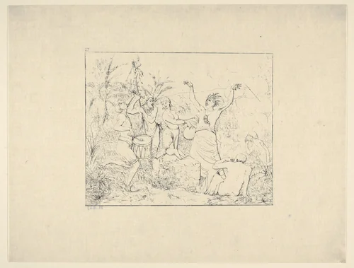 "Free Negroes in Hayti" (from Confederate War Etchings) by Adalbert John Volck, print, 1861-1863