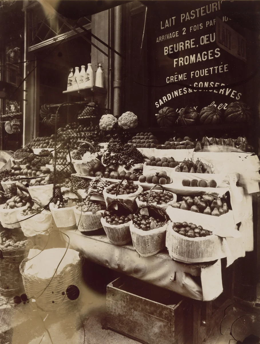 Rue des Lavandières by Eugène Atget, photograph, 1912