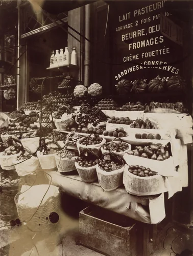 Rue des Lavandières by Eugène Atget, photograph, 1912