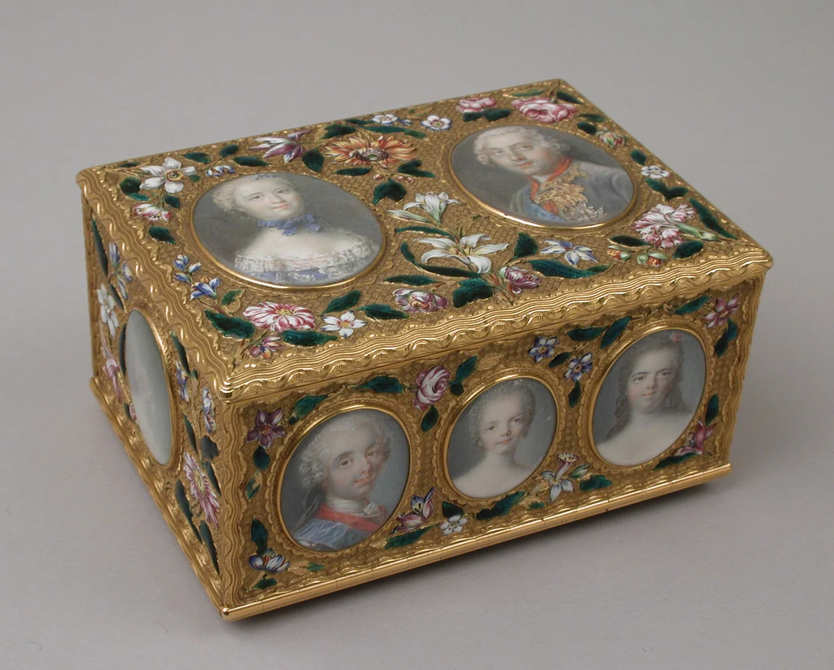 Double snuffbox by Jean Ducrollay, metalwork, 1749-1750