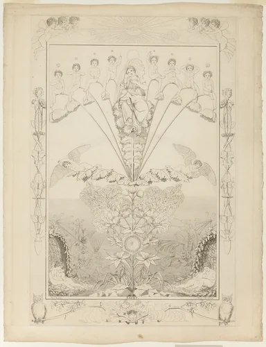 Night by Phillip Otto Runge, print, 1803-1805