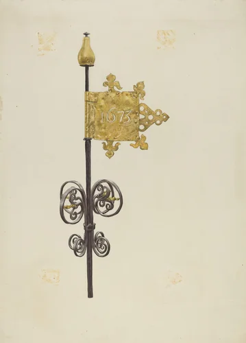 Weather Vane by Lucille Chabot, index of american design, 1938