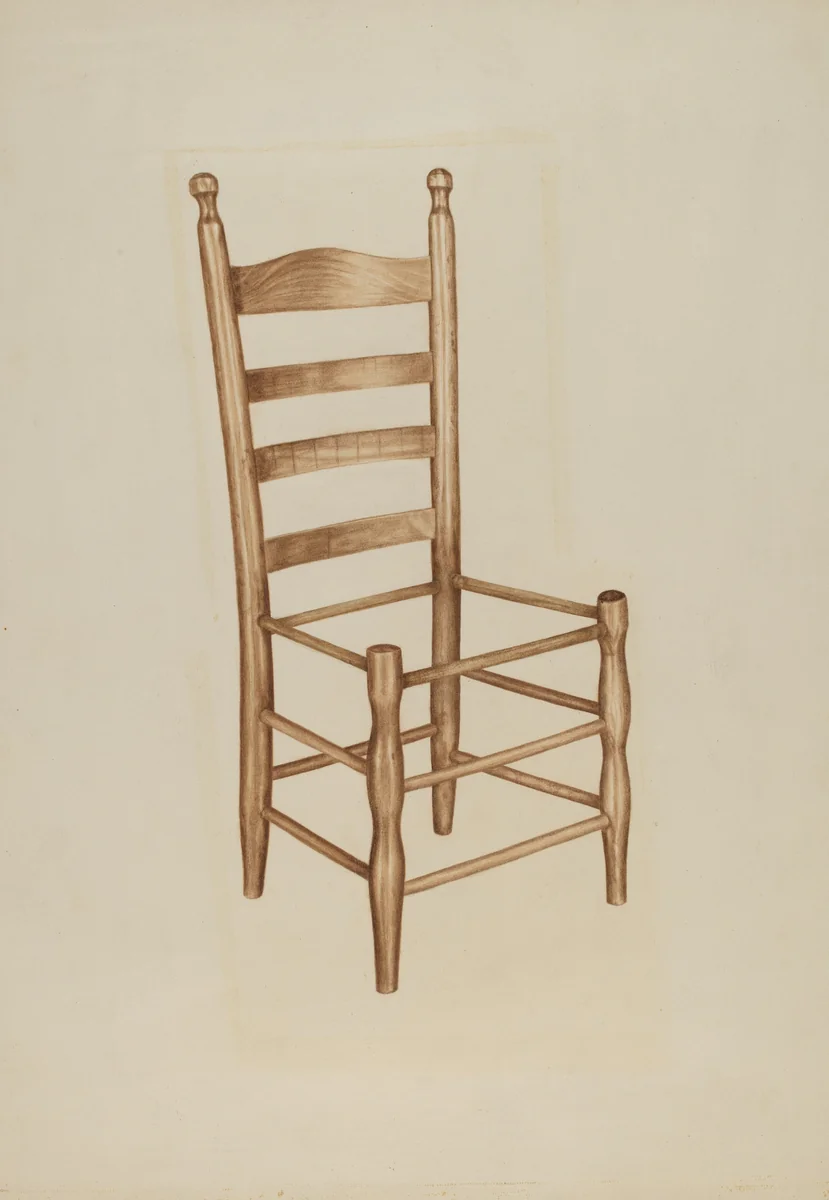 Chair by Louita Gourley, index of american design, 1941