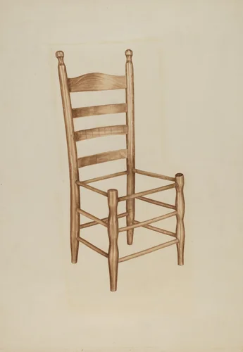 Chair by Louita Gourley, index of american design, 1941