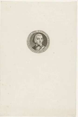 Portret van Jan Stockelaar van Eyk by Abraham Jacobsz. Hulk, print, 1787