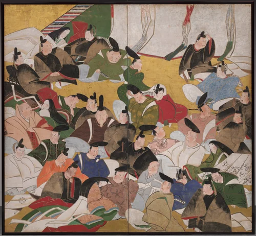 Thirty-Six Poetic Immortals by Tatebayashi Kagei, painting, 1735-1750