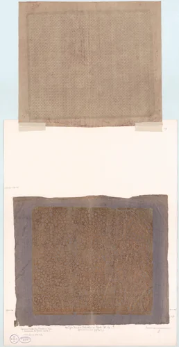 Blad met een patroon van bloemen en bladeren by anonymous, other, 1750-1800