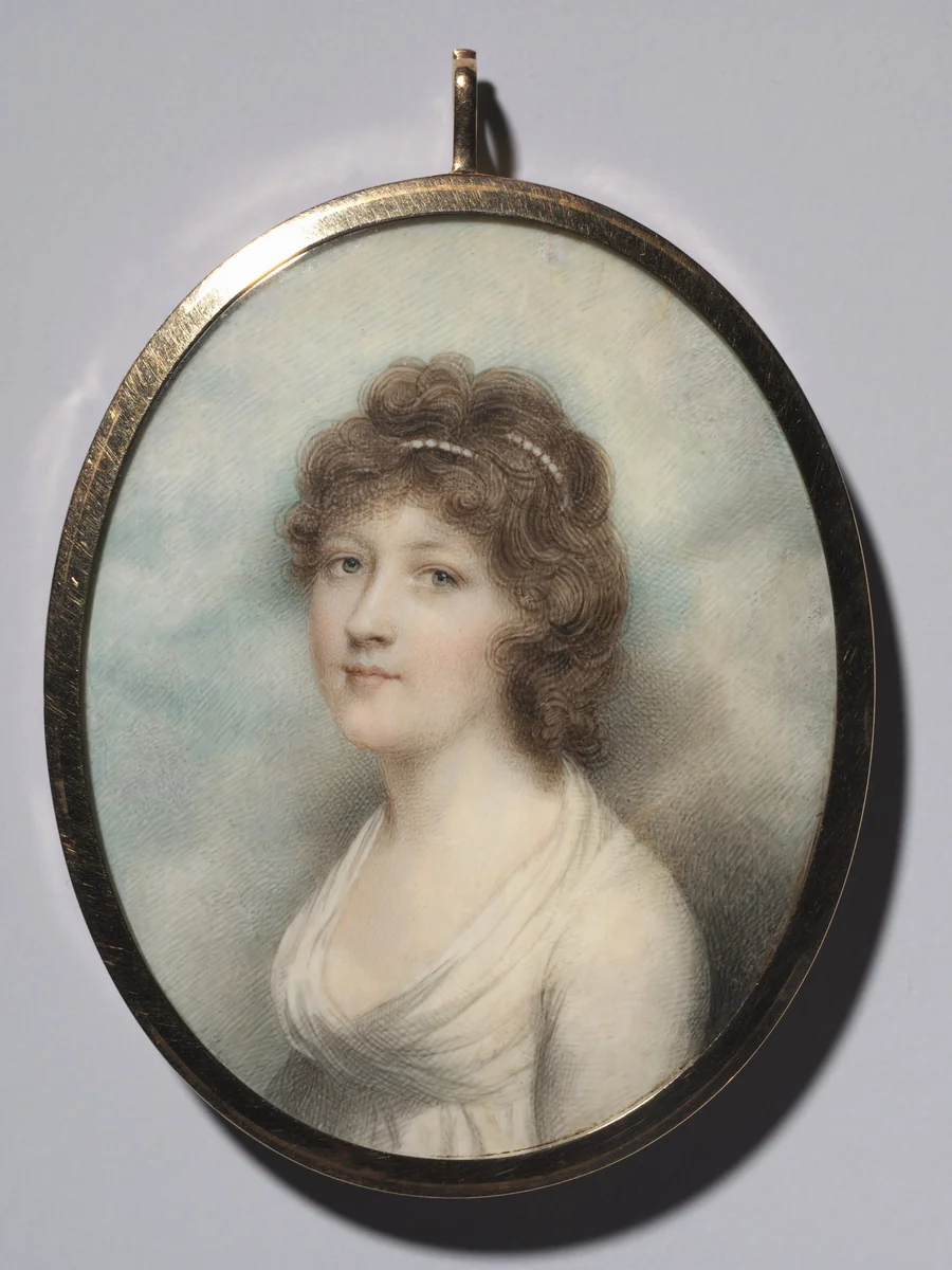 Portrait of a Woman by Andrew Plimer, painting, 1790-1799