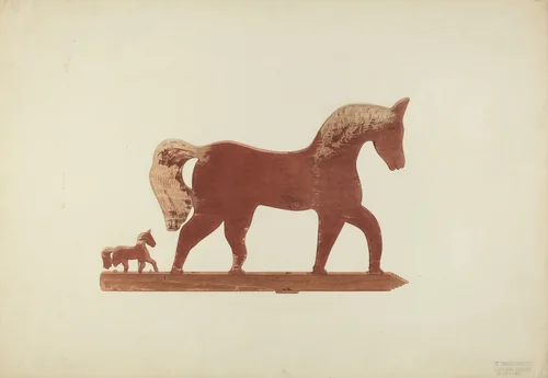 Weather Vane by John Sullivan, index of american design, 1939