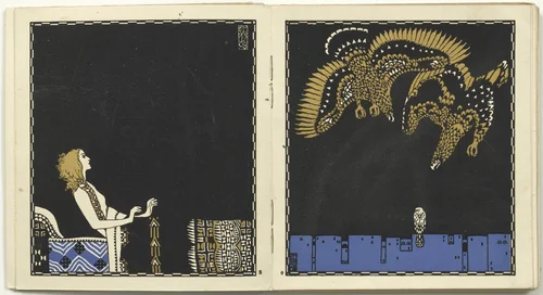 Untitled from Die Nibelungen (The Nibelungs) by Carl Otto Czeschka, illustrated book, 1920