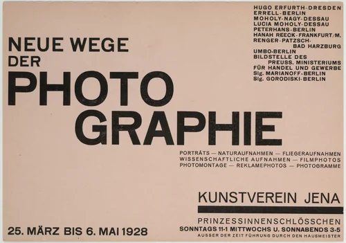 Neue Wege der Photographie by Walter Dexel, design, 1928