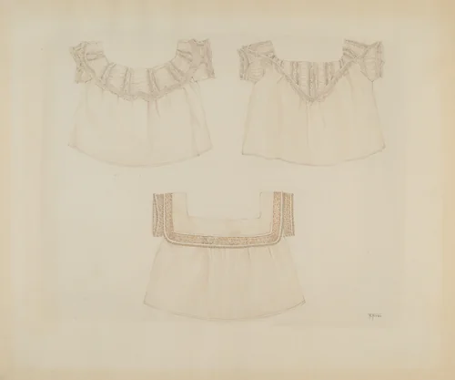 Baby's Under-waists by Aurelia Arbo, index of american design, 1937