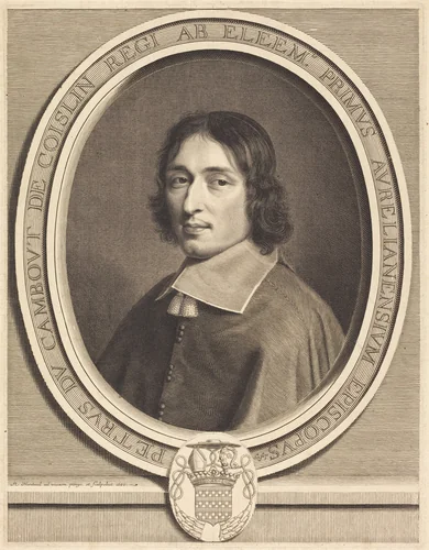 Cardinal de Coislin by Robert Nanteuil, print, 1666