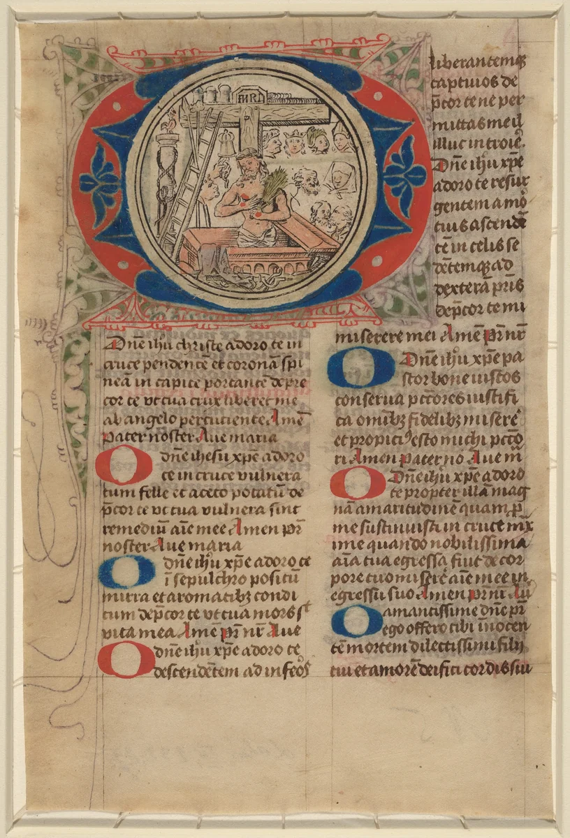 Christ as the Man of Sorrows by Netherlandish 15th Century, print, 1500