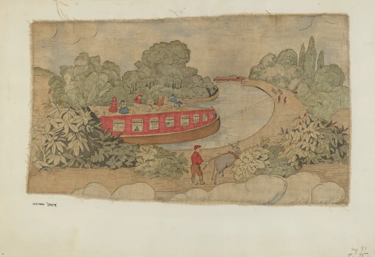 Printed Cotton by Michael Trekur, index of american design, 1939