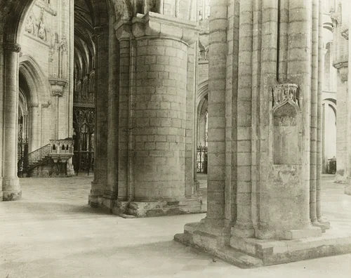 Ely Cathedral: Octagon to Choir from North Nave Aisle by Frederick Evans, photograph, 1886-1896