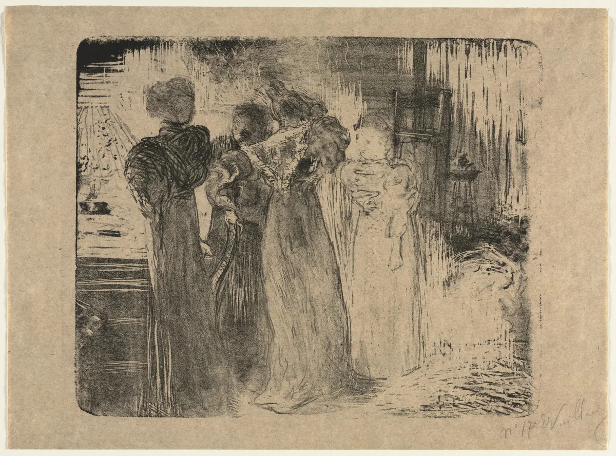 The Studio by Edouard Vuillard, print, 1890-1900