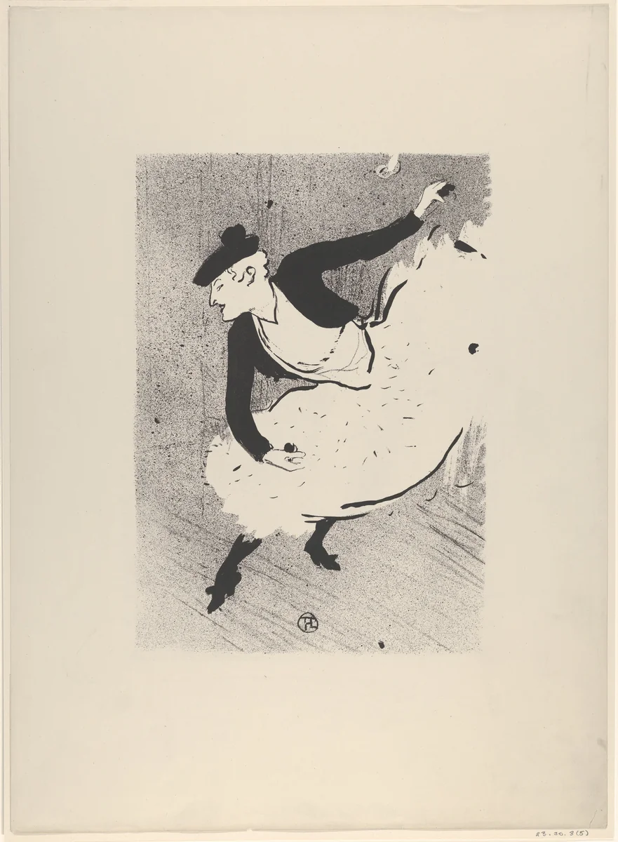 Edmée Lescot (from Le Café Concert) by Henri de Toulouse-Lautrec, print, 1893