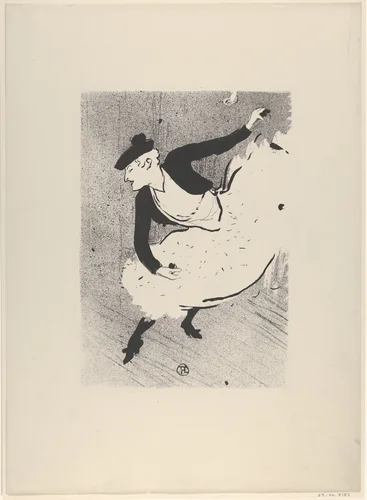 Edmée Lescot (from Le Café Concert) by Henri de Toulouse-Lautrec, print, 1893