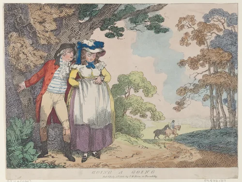 Going, A-Going by Thomas Rowlandson, print, 1785-1802