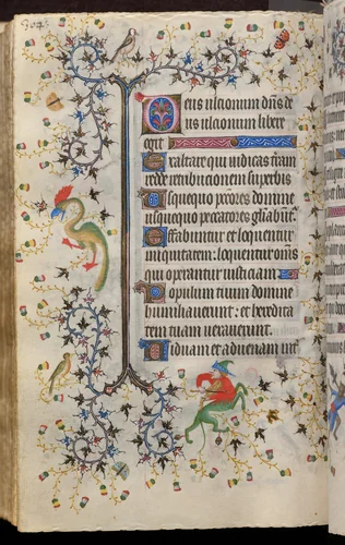 Hours of Charles the Noble, King of Navarre (1361-1425): fol. 152v, Text by Master of the Brussels Initials and Associates, book, 1400-1410