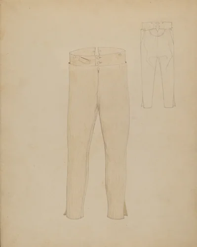 Pantaloons by Henry De Wolfe, index of american design, 1935-1942