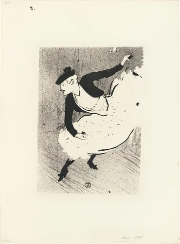 Edmée Lescot, from Le Café-Concert by Henri de Toulouse-Lautrec, print, 1893