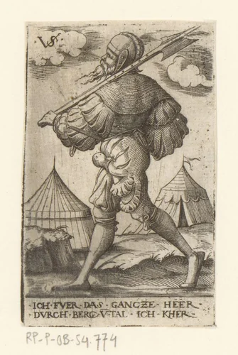 Hellebaardier by Unknown, print, 1524-1562