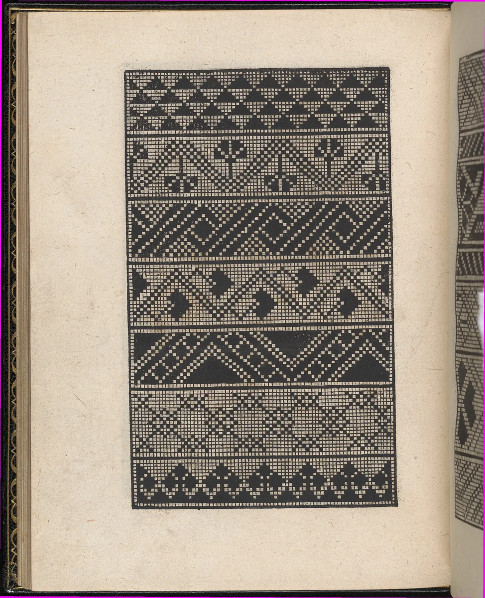 Page from Ein new kunstlich Modelbuch...(Page 35v) by Peter Quentel, book, 1544