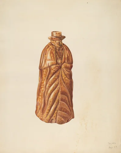 Wine Bottle by Al Curry, index of american design, 1938