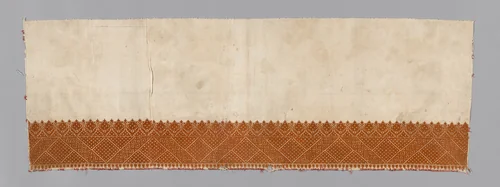 Fragment (Border) by Russia, textile, 1801-1900