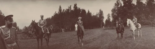 Grand Duke Alexander Mikhailovich, Ropsha by Unidentified Photographer, photograph, 1907