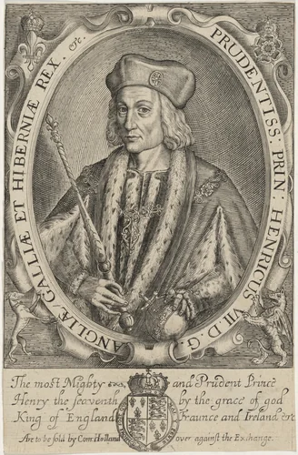 Henry VII of England by Renold Elstrack, print, 1571-1625