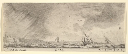 L'Air, from The Elements by Reinier Nooms, print, 1635-1670