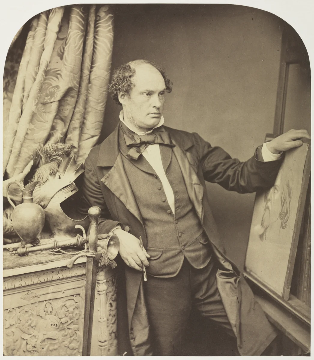 Daniel Maclise (1806-1870) by William Lake Price, photograph, 1857