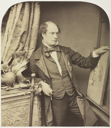 Daniel Maclise (1806-1870) by William Lake Price, photograph, 1857