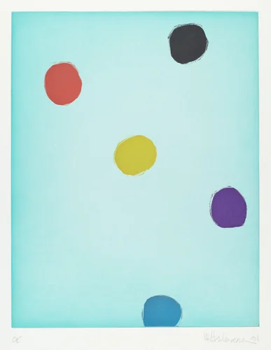 Melody by Mary Heilmann, print, 1998