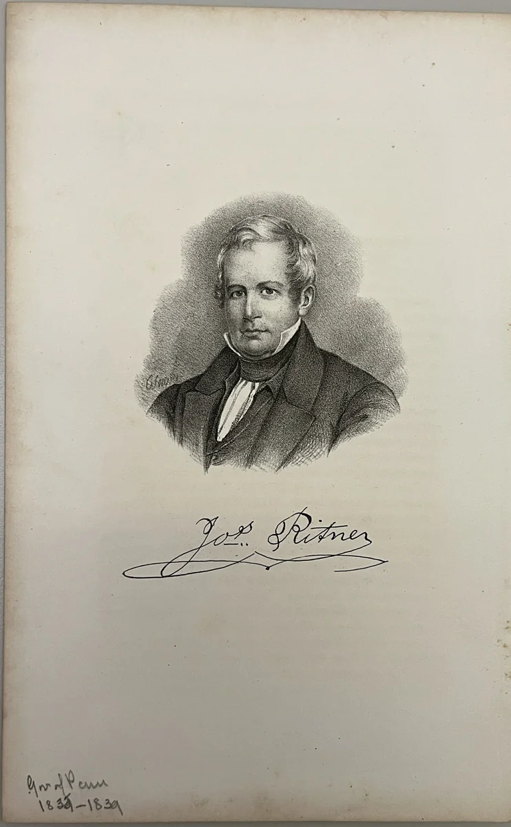 Joseph Ritner by Artist Unknown, other, 1800-1899