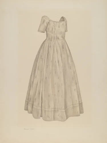 Girl's Dress by Nancy Crimi, index of american design, 1935-1942