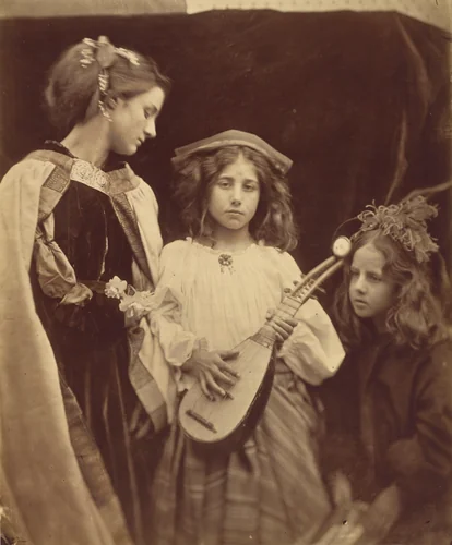 A Minstrel Group by Julia Margaret Cameron, photograph, 1867