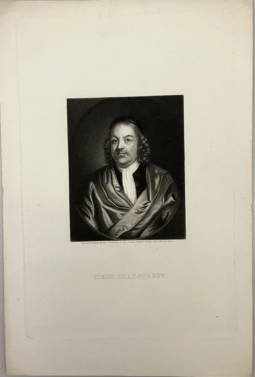 Simon Bradstreet by Joseph Rodefer De Camp, other, 1800-1899