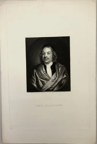 Simon Bradstreet by Joseph Rodefer De Camp, other, 1800-1899