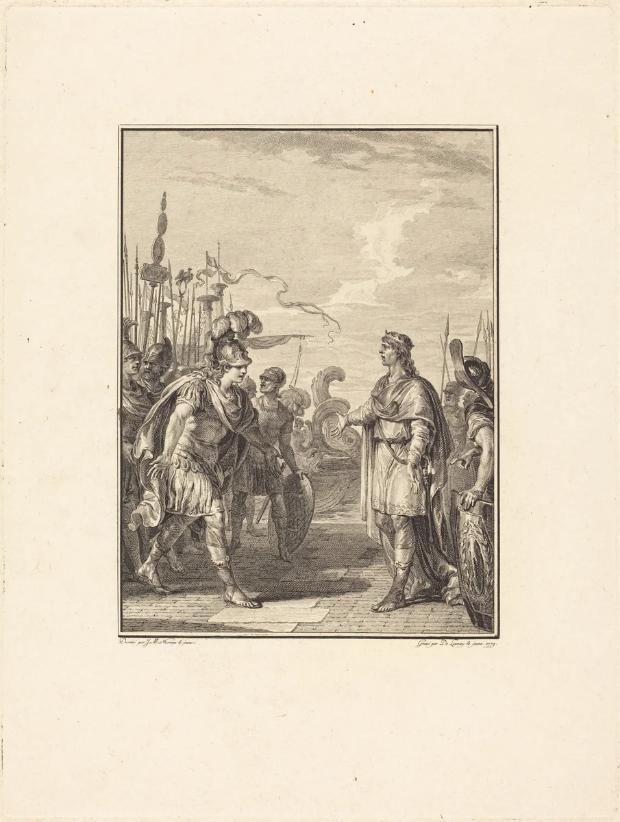 Iphis by Robert Delaunay
Jean-Michel Moreau the Younger, print, 1779